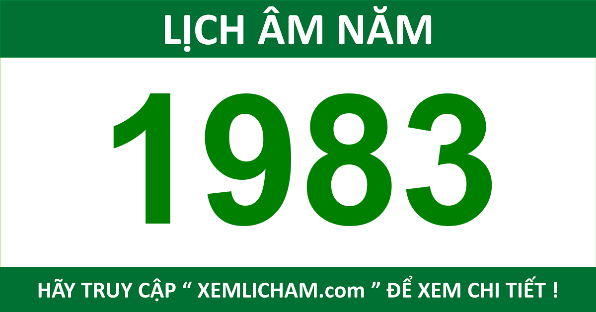 Lịch Vạn Niên Tuổi Quý Hợi 1983: Tìm Hiểu Ý Nghĩa và Tử Vi Chi Tiết