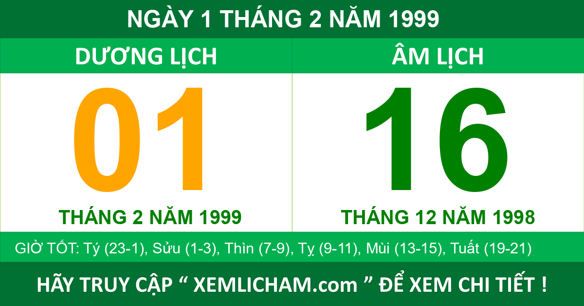 Tháng 2 năm 1999 mệnh gì? Tìm hiểu vận mệnh, tuổi hợp và phong thủy chi tiết