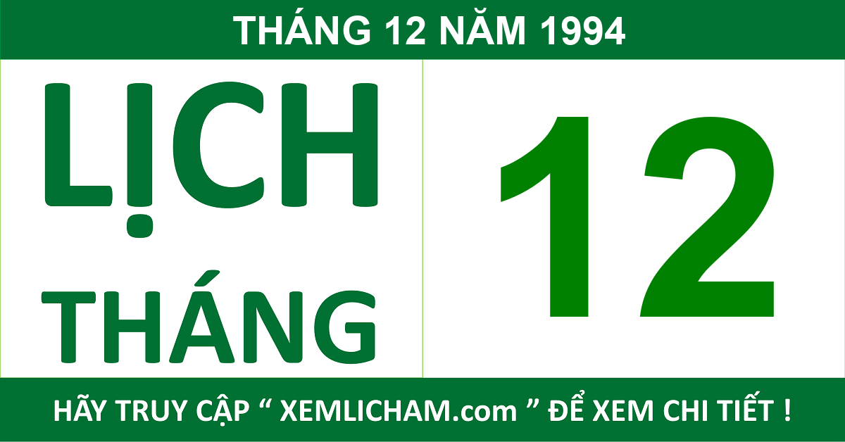 Con số may mắn của người sinh năm 1994