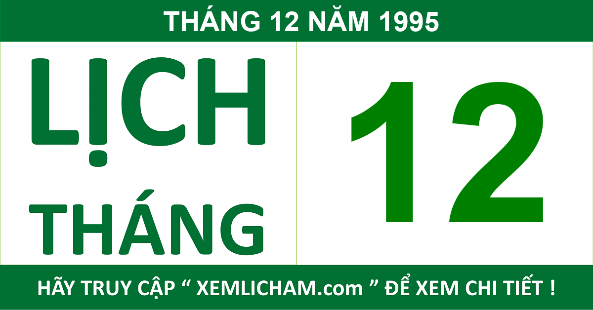 Tháng 12 năm 1995 mệnh gì? Khám phá vận mệnh và phong thủy chi tiết