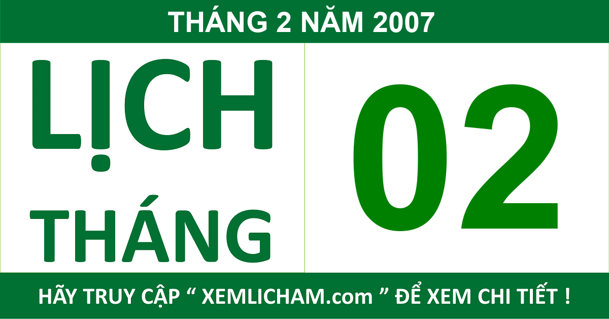 Sinh ngày 2/2/2007 mệnh gì?